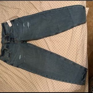 Old Navy size 0 high rise slouchy taper